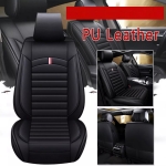 Σετ Καλύμματα Αυτοκινήτου Universal ECO Δέρμα Εμπρός και Πίσω Μαύρο