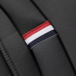 Σετ Καλύμματα Αυτοκινήτου Universal ECO Δέρμα Εμπρός και Πίσω Μαύρο