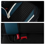 Σετ Καλύμματα Αυτοκινήτου Universal Ύφασμα και ECO Δέρμα Εμπρός και Πίσω Μαύρο / Λευκό / Μπλέ