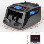 Καταμετρητής Χαρτονομισμάτων με Ταχύτητα 1000/min & UV / MG / IR Ανίχνευση Πλαστών Γκρι / Περιλαμβάνεται θήκη