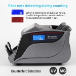 Καταμετρητής Χαρτονομισμάτων με Ταχύτητα 1000/min & UV / MG / IR Ανίχνευση Πλαστών Γκρι / Περιλαμβάνεται θήκη