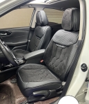 Σετ Καλύμματα Αυτοκινήτου Universal Αλκαντάρα / ECO Δέρμα Εμπρός και Πίσω Μαύρο