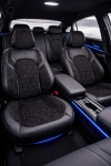 Σετ Καλύμματα Αυτοκινήτου Universal Αλκαντάρα / ECO Δέρμα Εμπρός και Πίσω Μαύρο με Ρόμβους