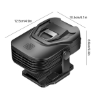 Αερόθερμo / Θερμαντήρας Απόψυξης Τζαμιών Αυτοκινήτου με Περιστρεφόμενη Βάση 12V 150W