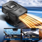 Αερόθερμo / Θερμαντήρας Απόψυξης Τζαμιών Αυτοκινήτου με Περιστρεφόμενη Βάση 12V 150W