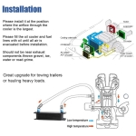 Ψυγείο Λαδιού Αυτοκινήτου 16 Σειρών AN10 37° - Μαύρο με Εύκαμπτους Σωλήνες / Προσαρμογέα Σάντουιτς και Εξαρτήματα