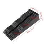 Σετ 2 Τεμαχίων Ράμπων Ανύψωσης Αυτοκινήτου με Μέγιστο Φορτίο 2500kg με Τσάντα Αποθήκευσης 565mm x 190mm x 130mm