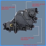 Αριστερό Φανάρι LED για Φορτηγό Mercedes Benz ACTROS  MP4 / MP5 OEM: 9608200239 / 9608200339 / 9608200439 / 9608200539.