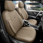 Σετ Καλύμματα Αυτοκινήτου Otom Core Design Binek Universal  Δερματίνη Εμπρός και Πίσω 11 Τεμαχίων Μπέζ