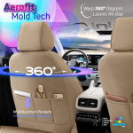 Σετ Καλύμματα Αυτοκινήτου Otom Core Design Binek Universal  Δερματίνη Εμπρός και Πίσω 11 Τεμαχίων Μπέζ