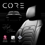 Σετ Καλύμματα Αυτοκινήτου Otom Core Design Binek Universal  Δερματίνη Εμπρός και Πίσω 11 Τεμαχίων Μπέζ