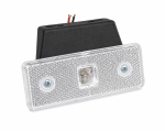 LED Φωτιστικό Πλευρικής Σήμανσης με Βάση 24V Λευκό