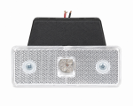 LED Φωτιστικό Πλευρικής Σήμανσης με Βάση 24V Λευκό