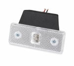 LED Φωτιστικό Πλευρικής Σήμανσης με Βάση 24V Λευκό