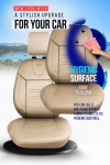 Σετ Καλύμματα Αυτοκινήτου Universal Panda RODOS ECO Δέρμα Εμπρός και Πίσω Μπέζ
