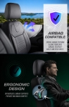 Σετ Καλύμματα Αυτοκινήτου Universal Panda RODOS ECO Δέρμα Εμπρός και Πίσω Γκρί