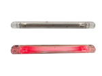 LED Φωτιστικό Πλευρικής Σήμανσης NEON Κόκκινο 24V IP68 240mm X 26mm X 25mm