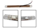 LED Φωτιστικό Πλευρικής Σήμανσης NEON Πορτοκαλί 24V IP68 240mm X 26mm X 25mm