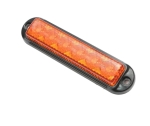 LED Όγκου / Φλάς Λάμψη 6 Led 12V / 24V IP66 Πορτοκαλί 155mm x 35mm x 20mm