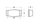 Φωτιστικό Σήμανσης 12V / 24V Λευκό Φιμέ 126mm x 55mm x 38mm 1 Τεμάχιο