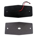 Φωτιστικό Σήμανσης 12V / 24V Λευκό Φιμέ 126mm x 55mm x 38mm 1 Τεμάχιο
