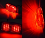 Led Φωτιστικό Σήμανσης 12V / 24V Κόκκινο 130mm x 59mm x 41mm 1 Τεμάχιο