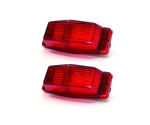 Led Φωτιστικό Σήμανσης 12V / 24V Κόκκινο 130mm x 59mm x 41mm 1 Τεμάχιο