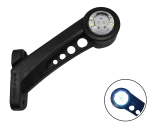 LED Όγκου Κερατάκι 9V / 24V IP66 Κόκκινό / Λευκό με Περιστρεφόμενο Εφέ Φωτός 180mm