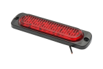 LED Φώτα Οδικής Βοήθειας 6 LED 12V / 24V Κόκκινο Εξωτερικά 114mm x 30mm x 10mm