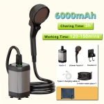 Επαναφορτιζόμενο Ντουζ με Οθόνη LED 6000mAh IP67