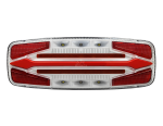 LED Neon Е-Мark Φανός Οπίσθιος 12V / 24V Φρένων - Tρεχούμενο φλας - Όπισθεν - Πορείας - Ομίχλης  350mm X 130mm X 61mm IP67