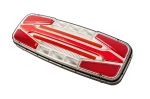 LED Neon Е-Мark Φανός Οπίσθιος 12V / 24V Φρένων - Tρεχούμενο φλας - Όπισθεν - Πορείας - Ομίχλης  350mm X 130mm X 61mm IP67