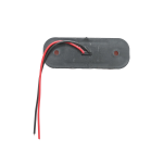 LED Όγκου με 12 LED 12V / 24V IP68 Πορτοκαλί 87mm х 25mm