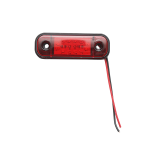 LED Όγκου με 12 LED 12V / 24V IP68 Κόκκινο 87mm х 25mm
