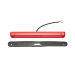 LED Φωτιστικό Πλευρικής Σήμανσης NEON Κόκκινο 16 LED 12V - 24V IP68 235mm X 26mm X 21mm