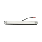 LED Φωτιστικό Πλευρικής Σήμανσης NEON Λευκό 16 LED 12V - 24V IP68 235mm X 26mm X 21mm