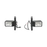 Σετ Τριπλά Πλευρικά Φώτα Θέσης 6 Led 12V - 24V Κόκκινο / Λευκό / Κίτρινα 60mm x 53.5mm x 35mm IP67