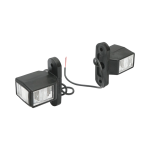 Σετ Τριπλά Πλευρικά Φώτα Θέσης 6 Led 12V - 24V Κόκκινο / Λευκό / Κίτρινα 60mm x 53.5mm x 35mm IP67