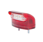 Led Φώτα Πινακίδας 12V / 24V Κόκκινο / Λευκό 3 Led 78.5mm x 50mm x 60mm 1 Τεμάχιο