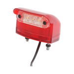 Led Φώτα Πινακίδας 12V / 24V Κόκκινο / Λευκό 3 Led 78.5mm x 50mm x 60mm 1 Τεμάχιο