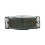 LED Φωτιστικό Σήμανσης Μπροστινής Μάσκας 24Led με Φιμέ Καπάκι 24V 2 Λειτουργίες Λευκό / Πορτοκαλί 135mm x 60mm x 40mm 1 Τεμάχιο