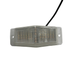 LED Φωτιστικό Σήμανσης / Οδικής Βοήθειας Φλάς Λάμψη 30Led 24V 2 Λειτουργίες Λευκό / Πορτοκαλί 135mm x 60mm x 40mm