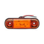 LED Όγκου με 3 LED 12V / 24V IP68 Πορτοκαλί 87mm х 28mm x 13mm