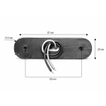 LED Όγκου με 3 LED 12V / 24V IP68 Κόκκινο 87mm х 28mm x 13mm