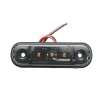 LED Όγκου Φιμέ με 3 LED 12V / 24V IP68 Πορτοκαλί 87mm х 28mm x 13mm