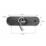 LED Όγκου Φιμέ με 3 LED 12V / 24V IP68 Λευκό 87mm х 28mm x 13mm