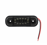 LED Όγκου Φιμέ με 12 LED 12V / 24V IP68 Κόκκινο 87mm х 25mm