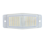 LED Φωτιστικό Σήμανσης 24Led 24V 2 Λειτουργίες Λευκό / Πορτοκαλί 135mm x 60mm x 40mm