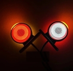 Σετ LED Τριπλά Πλευρικά Φώτα Θέσης Κόκκινο / Λευκό / Κίτρινο 12V / 24V Εφέ Νέον