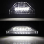 LED Φώτα Πινακίδας 12V Μαύρο / Λευκό 1 Τεμάχιο